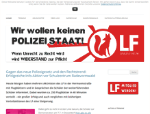 Tablet Screenshot of linkes-forum.de